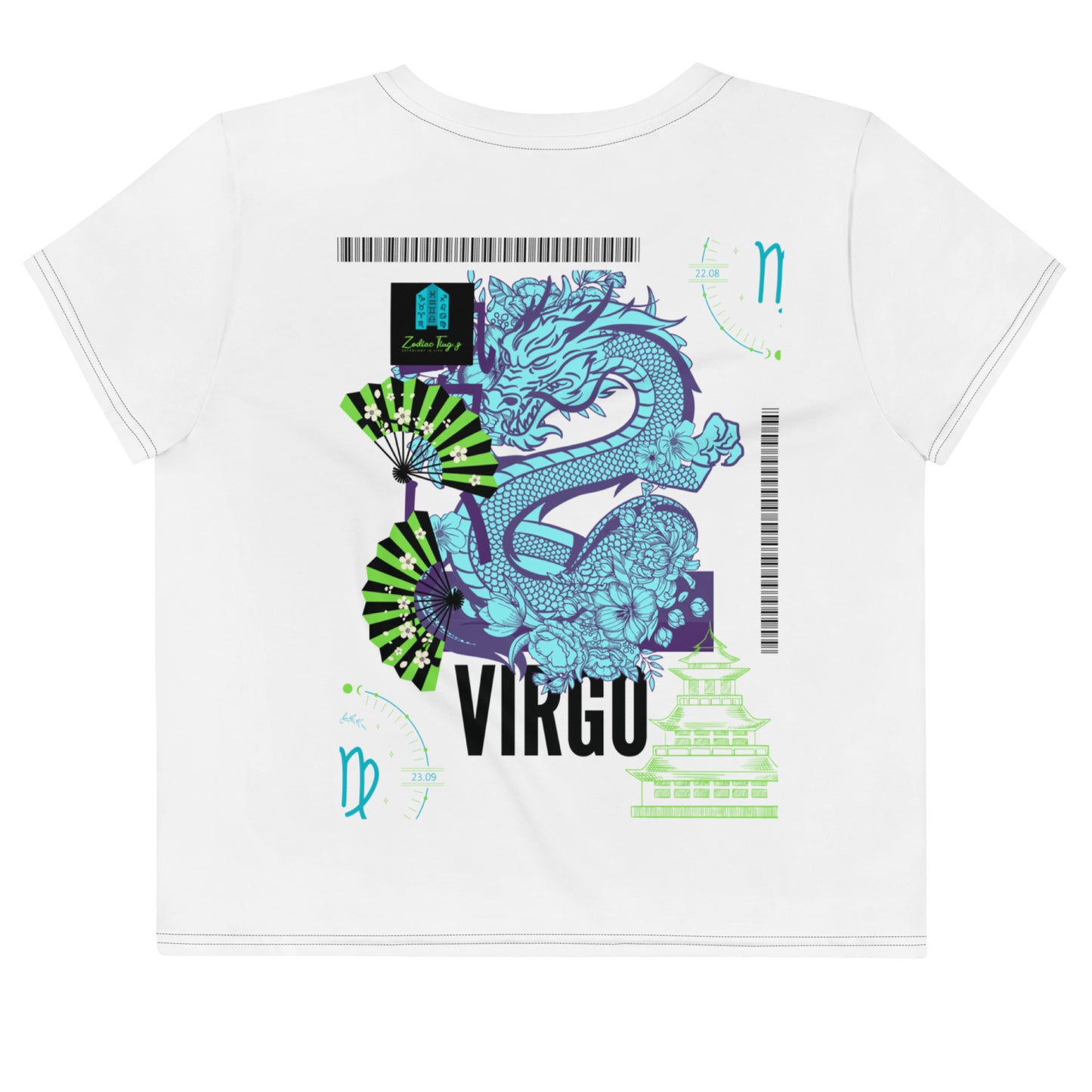 Virgo Dragon Crop Tee