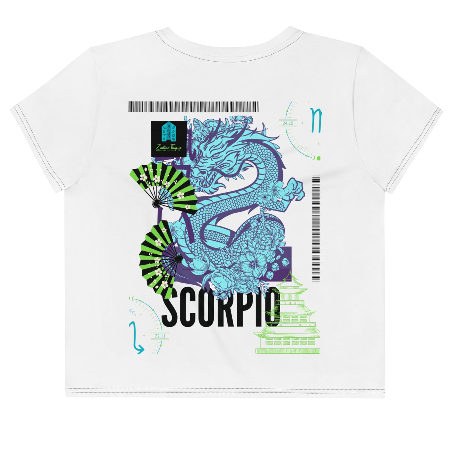 Scorpio Dragon Crop Tee