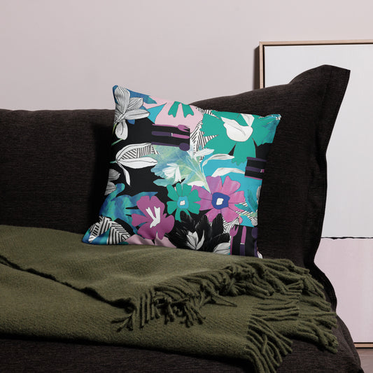 Z.T. LOGO Floral Premium Pillow