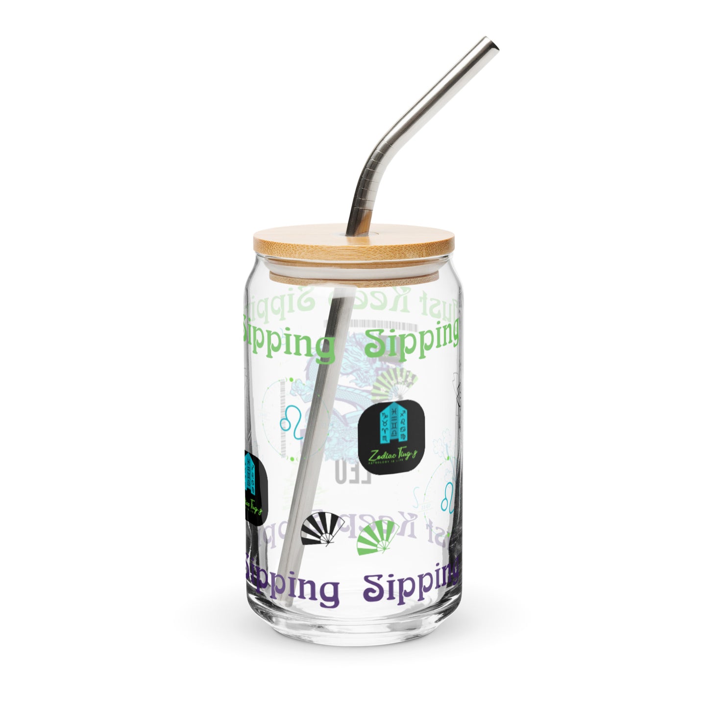 Keep Sipping Leo Glass