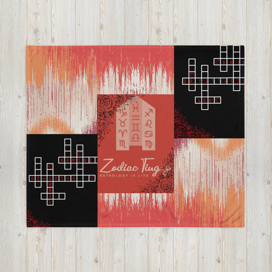 Zodiac Fire & Air Throw Blanket