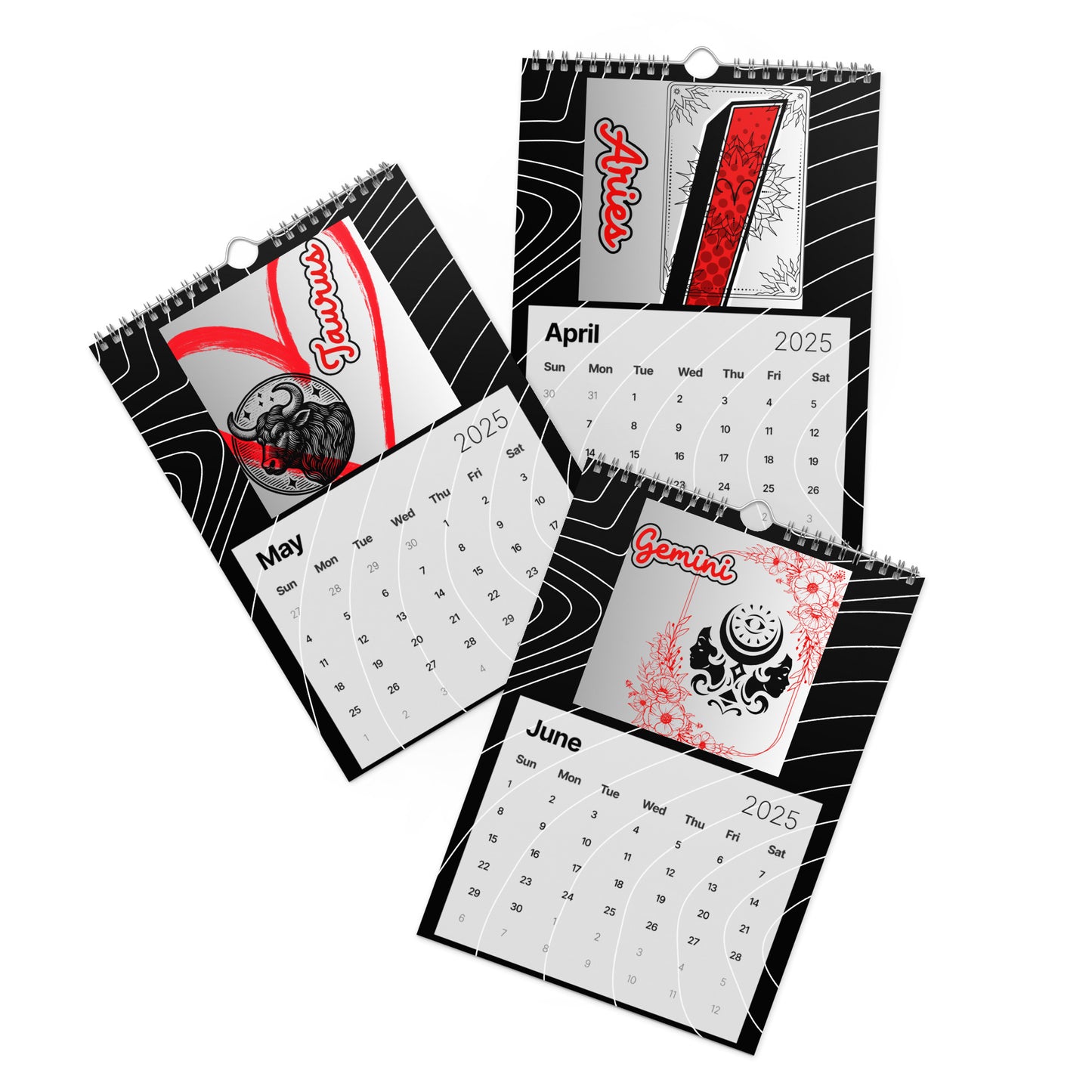 Zodiac Wall calendar (2025)
