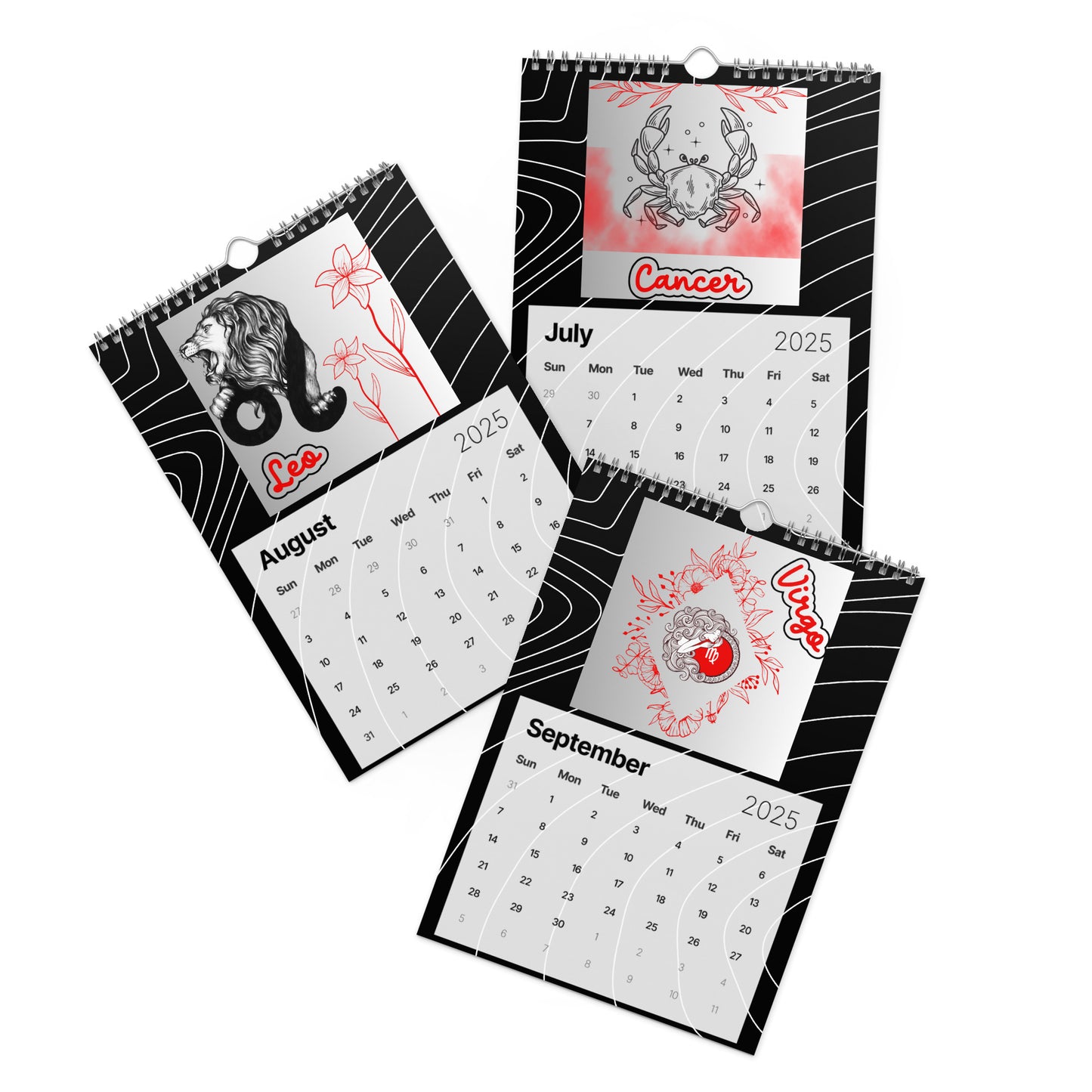 Zodiac Wall calendar (2025)