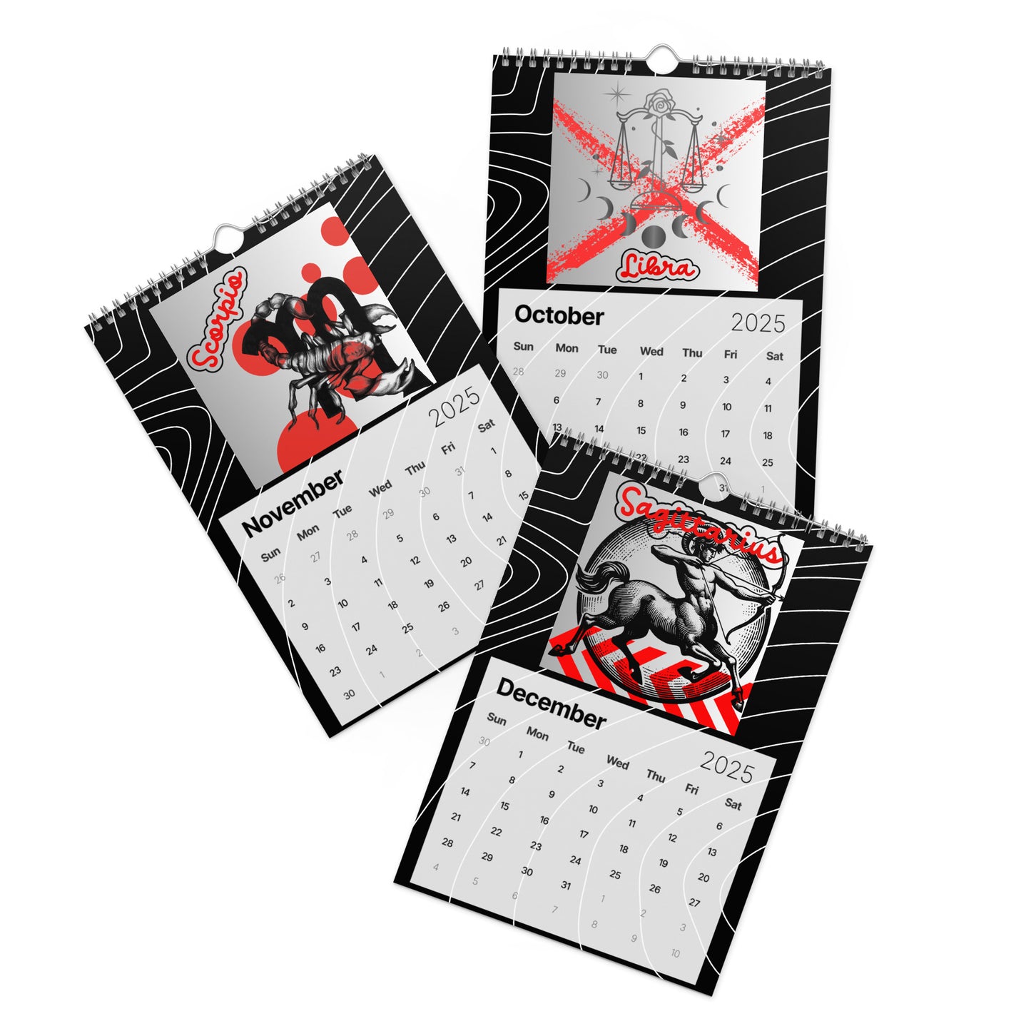 Zodiac Wall calendar (2025)
