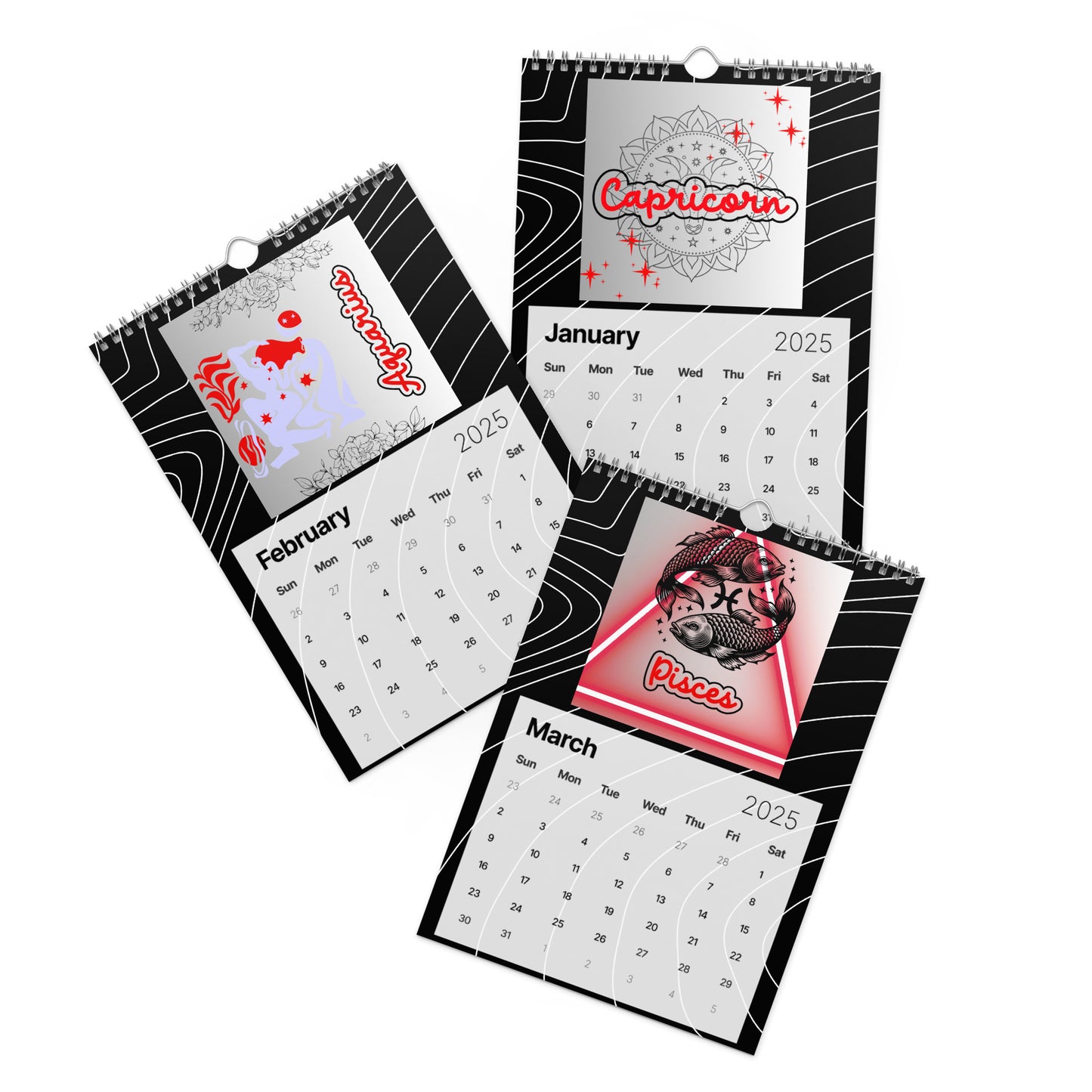 Zodiac Wall calendar (2025)