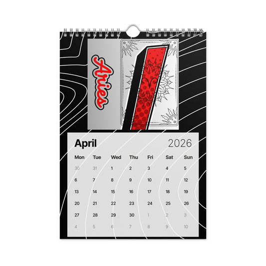 Zodiac Ting-z Wall Calendar (2026)