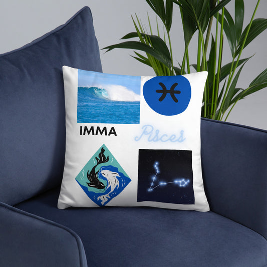 "Pisces" Basic Pillow