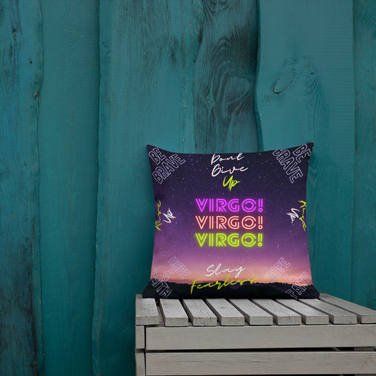 "Virgo Motivation" Premium Pillow