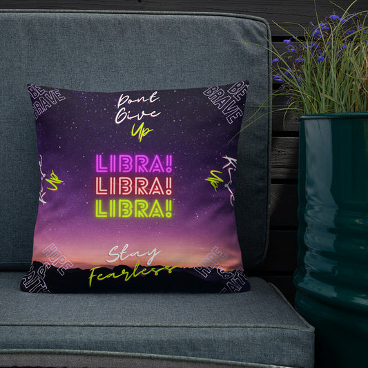 "Libra Motivation" Premium Pillow