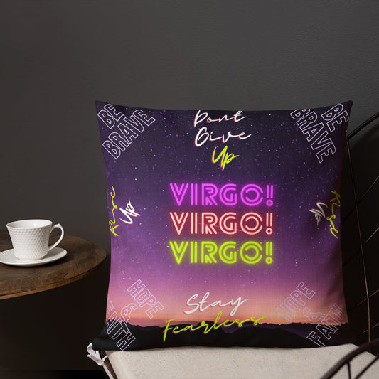 "Virgo Motivation" Premium Pillow