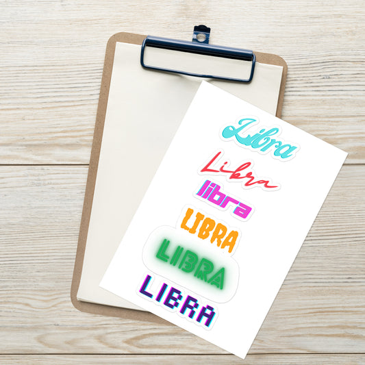 Libra Sticker sheet