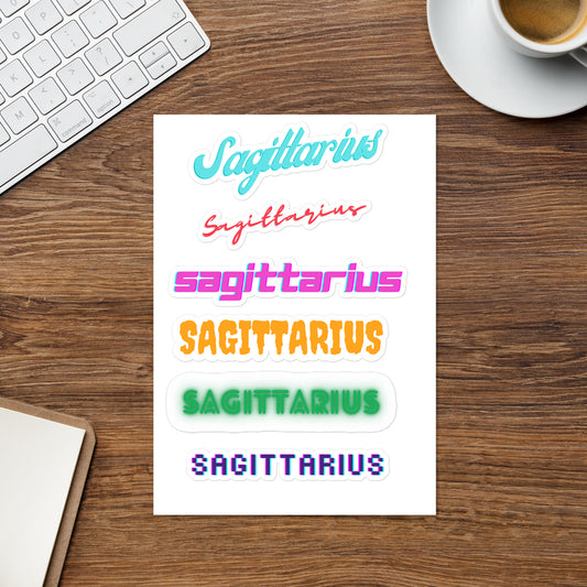 Sagittarius Sticker sheet