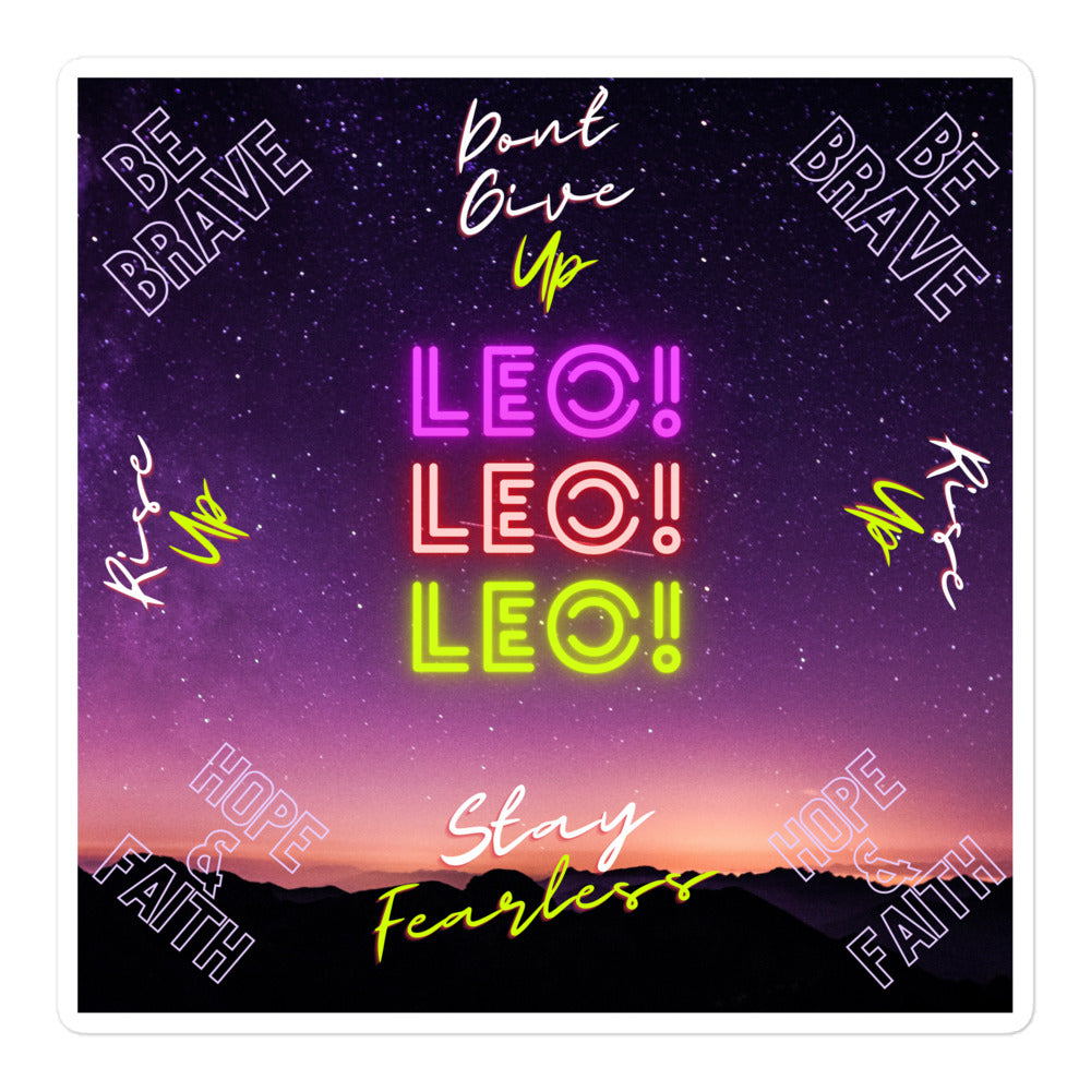 Leo Motivation Stickers