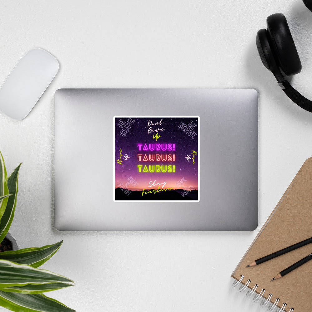Taurus Motivation Stickers