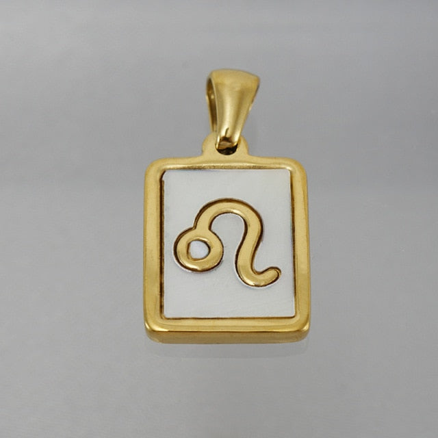 Natural Shell Zodiac Necklace