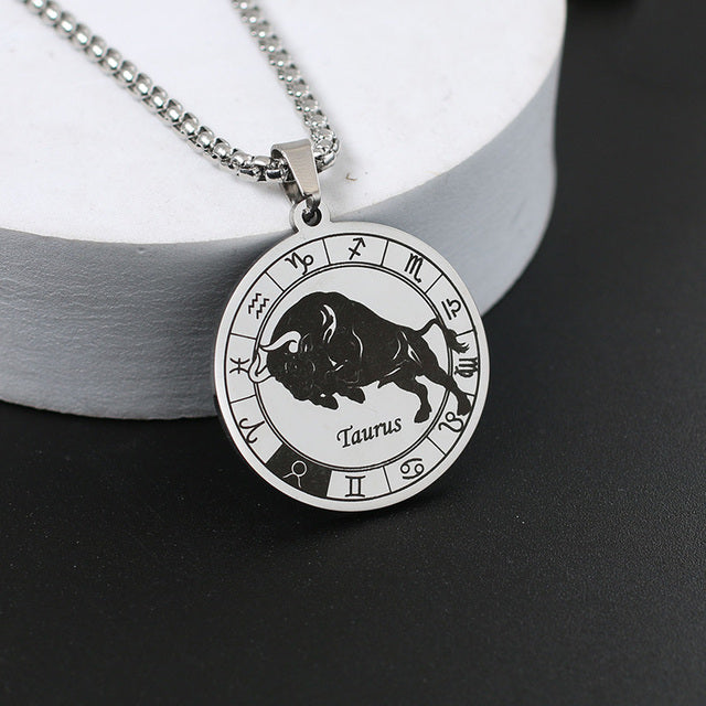 Zodiac Wheel Necklace