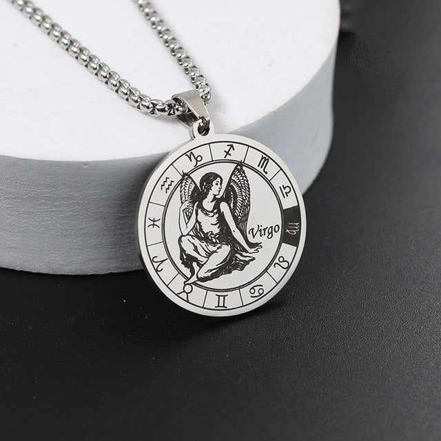 Zodiac Wheel Necklace