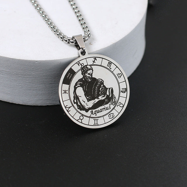 Zodiac Wheel Necklace