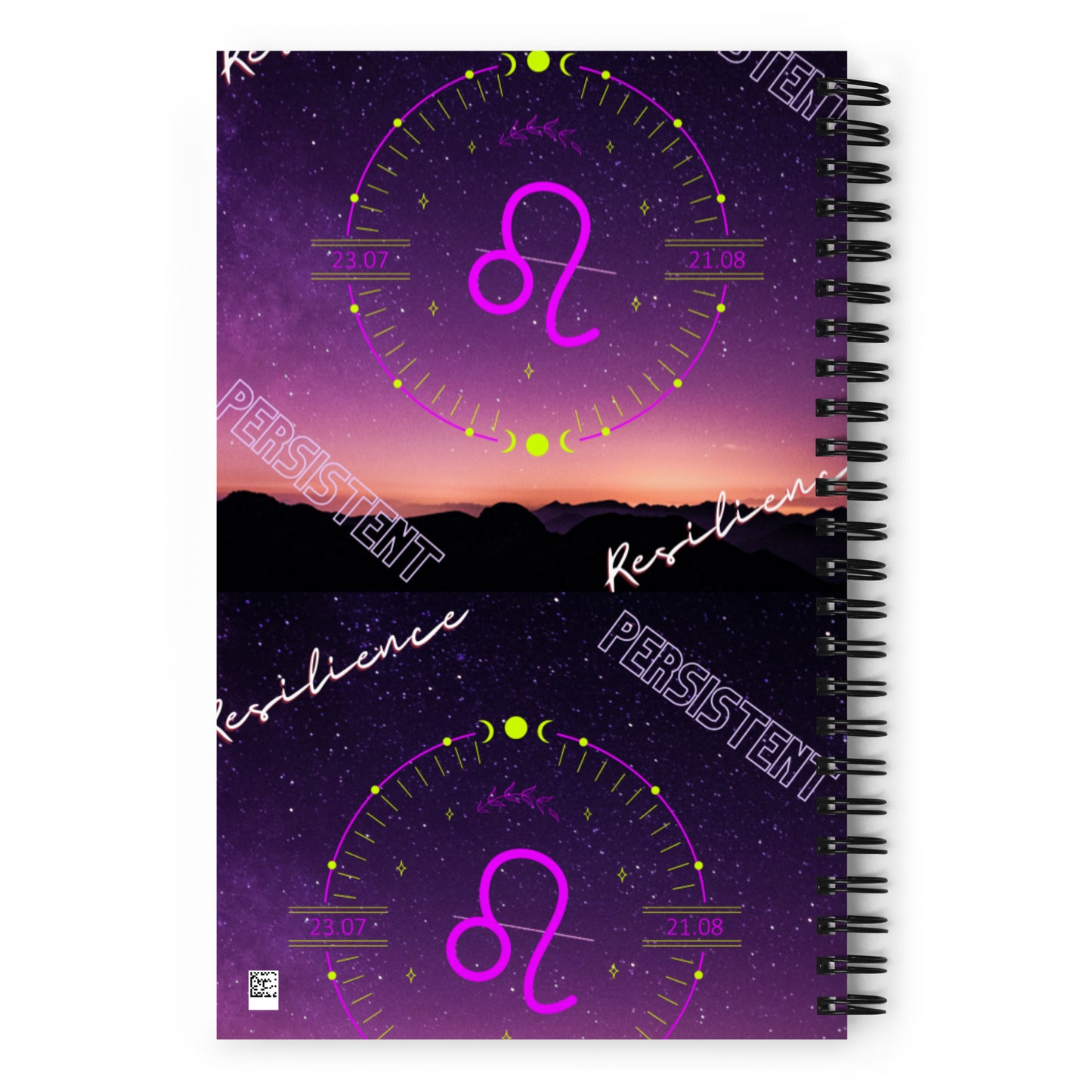 "Leo Motivation" Spiral notebook