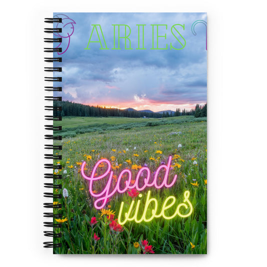"Aries"  Spiral notebook