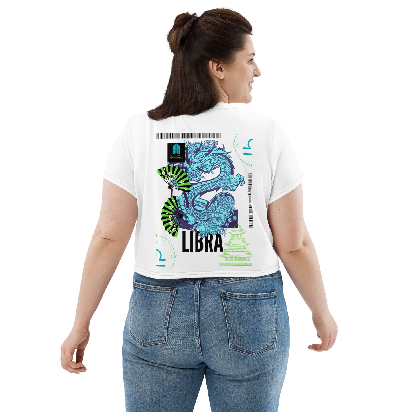 Libra Dragon Crop Tee