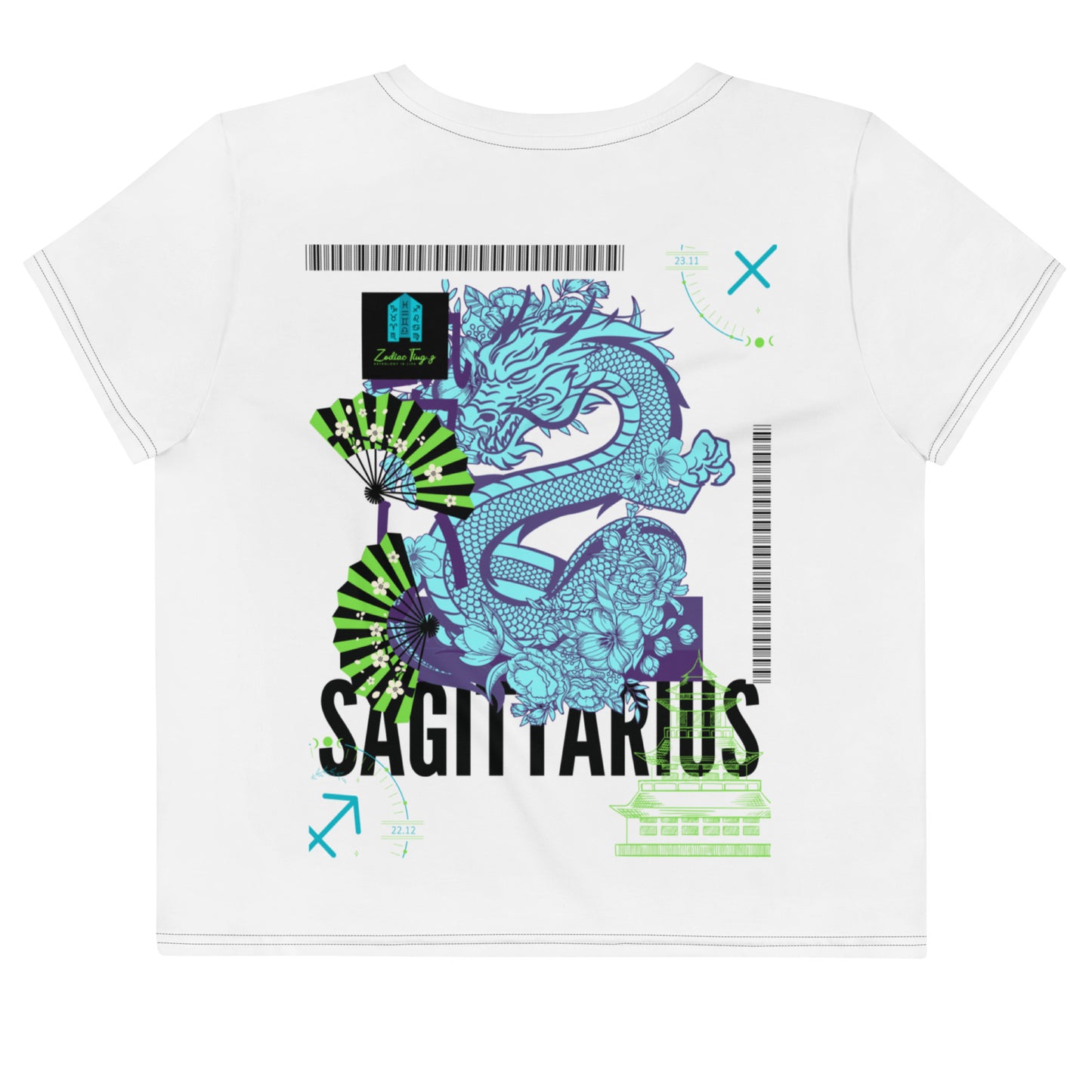 Sagittarius Dragon Crop Tee