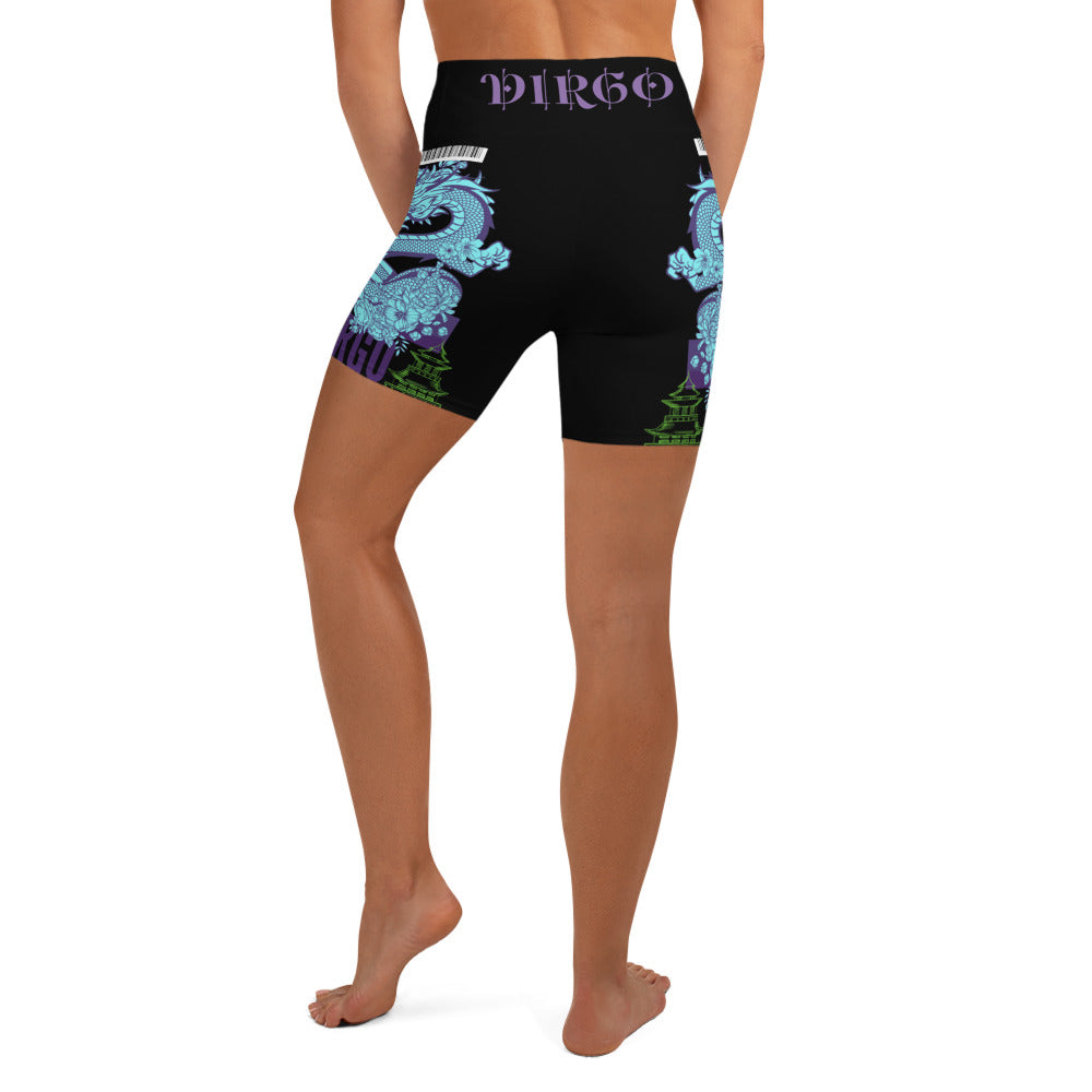 Virgo Dragon Yoga Shorts