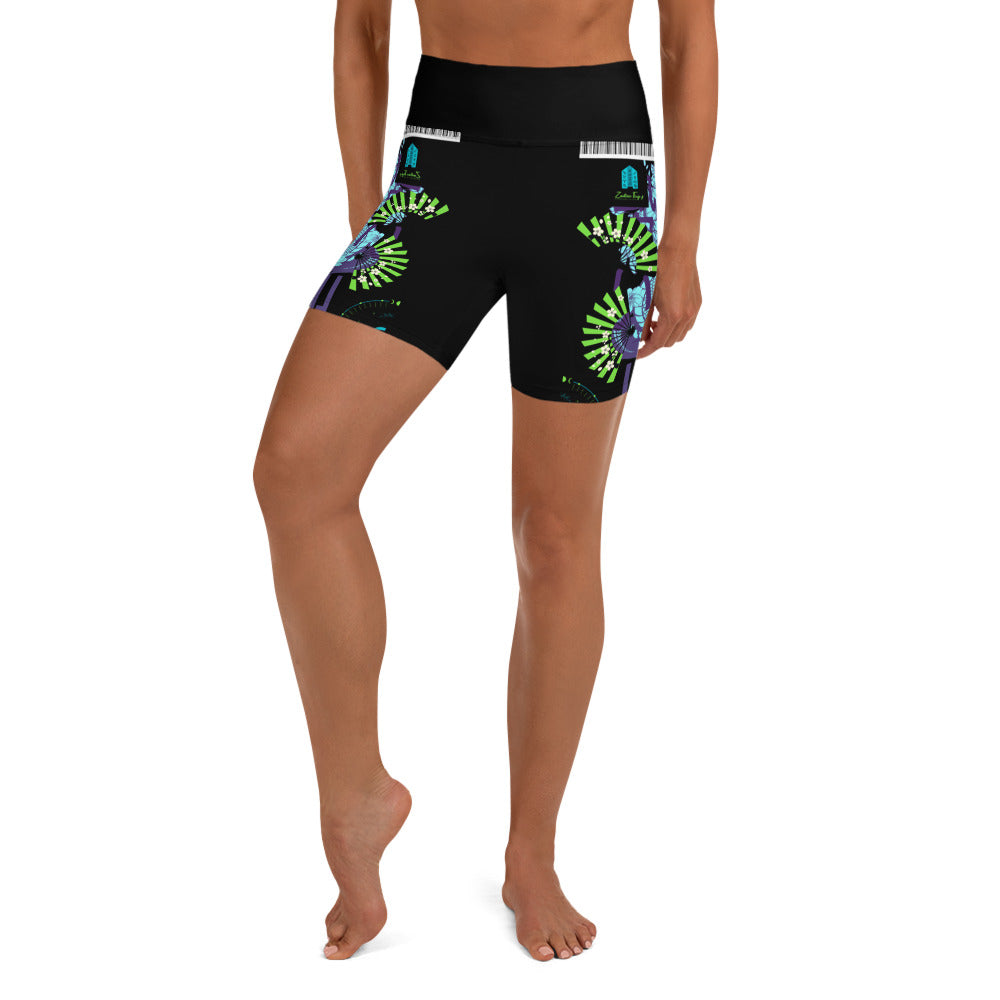 Libra Dragon Yoga Shorts