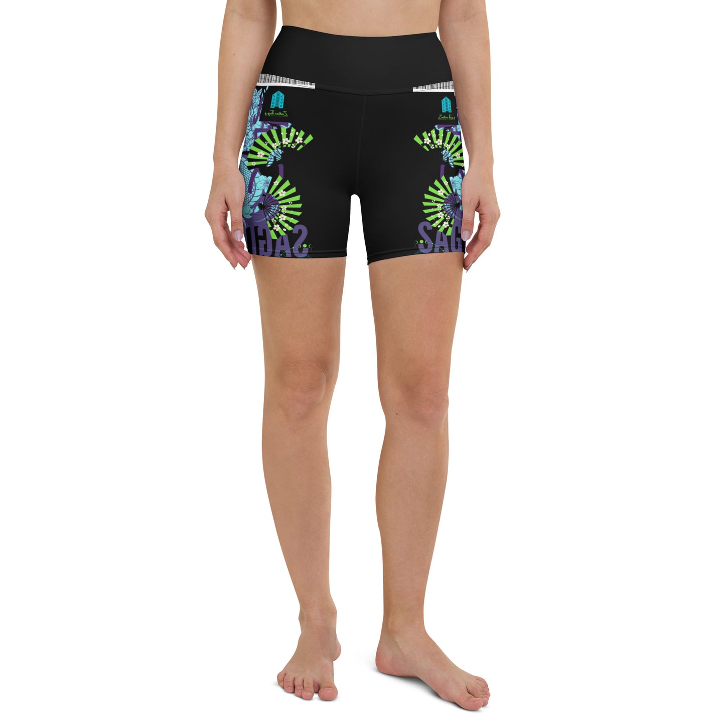 Sagittarius Dragon Yoga Shorts