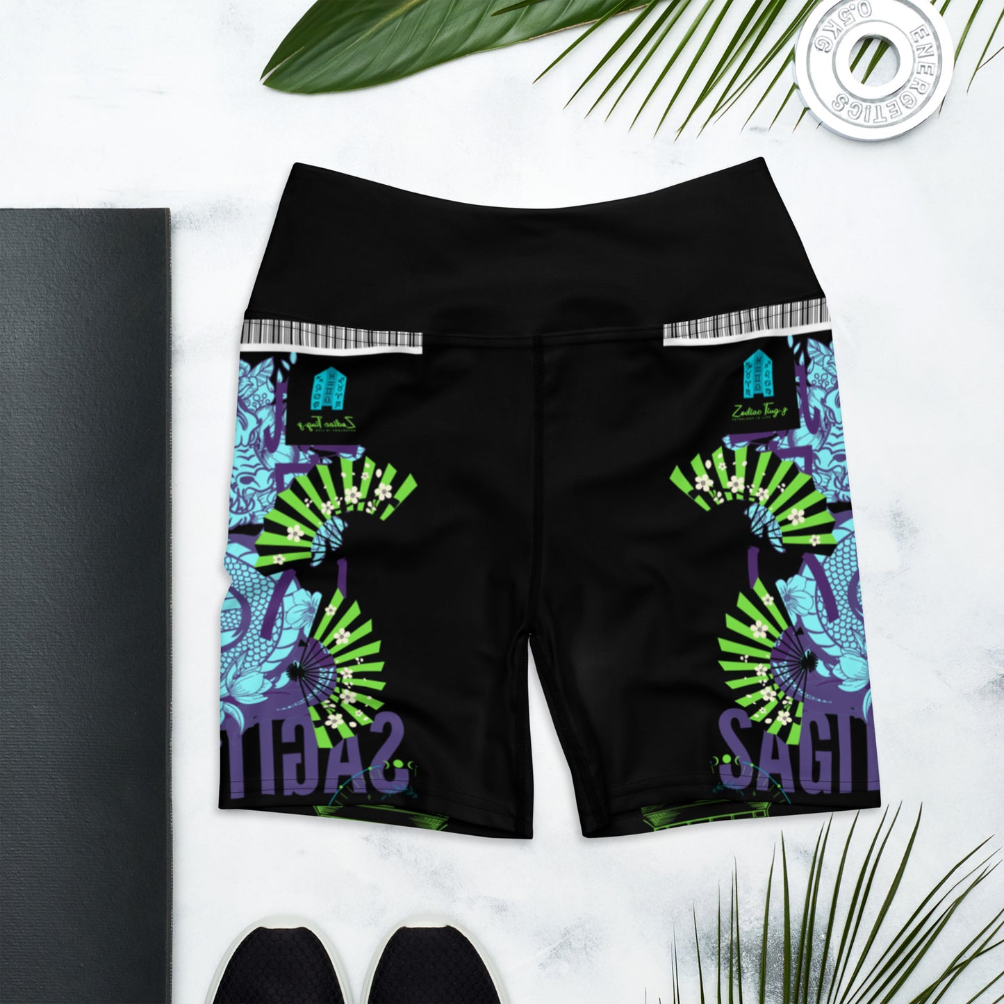 Sagittarius Dragon Yoga Shorts