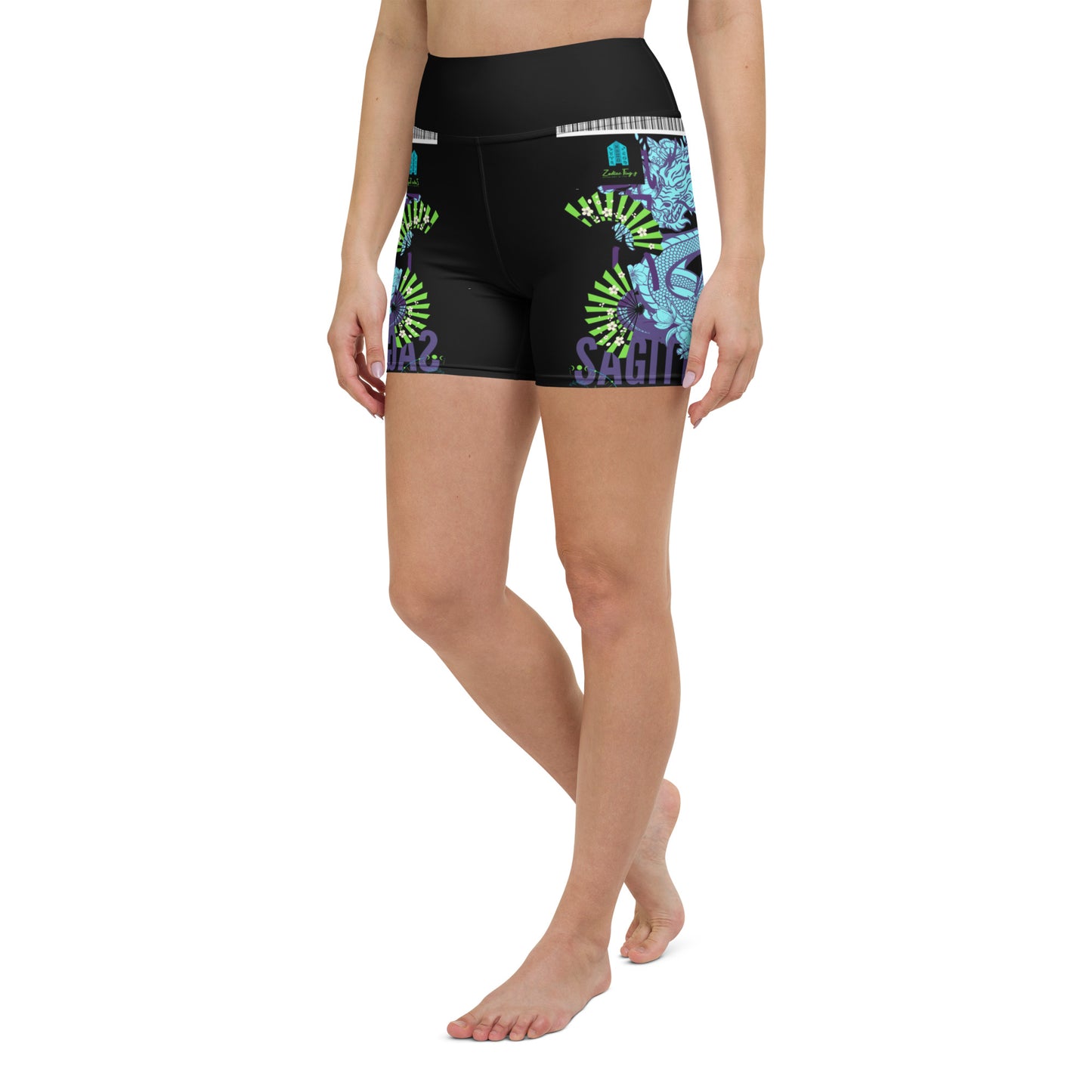 Sagittarius Dragon Yoga Shorts