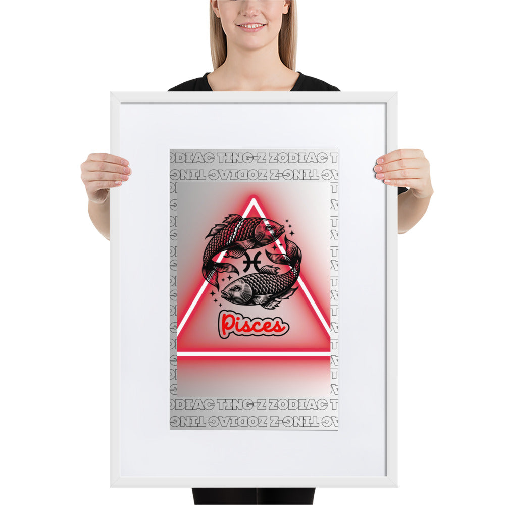 Pisces Rouge Framed