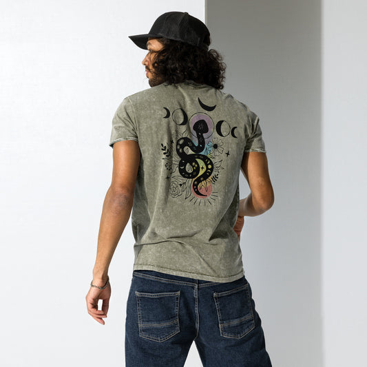Rising Zodiac Denim T-Shirt