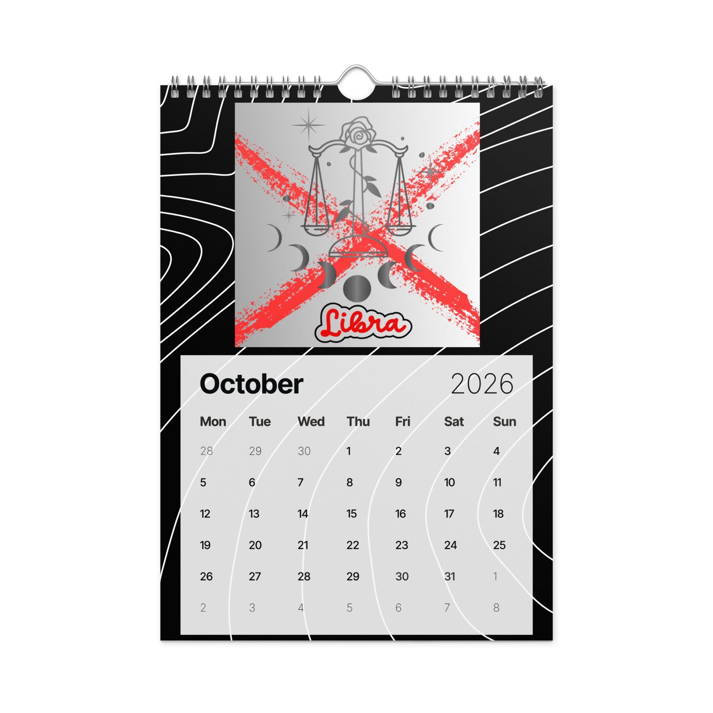 Zodiac Ting-z Wall Calendar (2026)