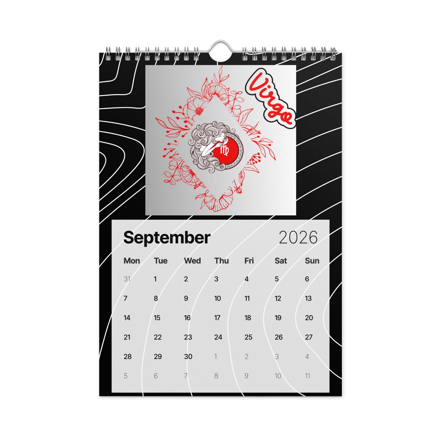 Zodiac Ting-z Wall Calendar (2026)