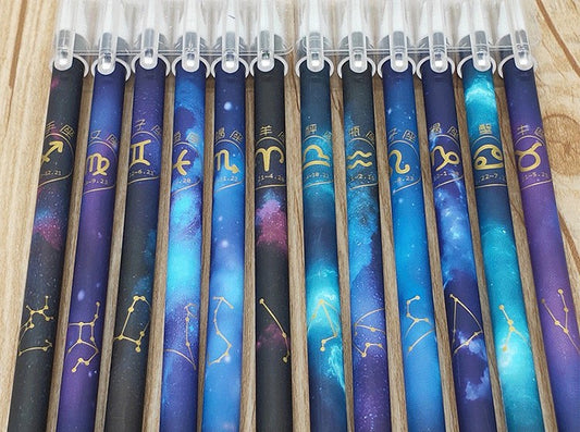 Zodiac's  Constellation Erasable  Pen Set (12pcs)