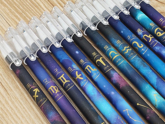 Zodiac's  Constellation Erasable  Pen Set (12pcs)