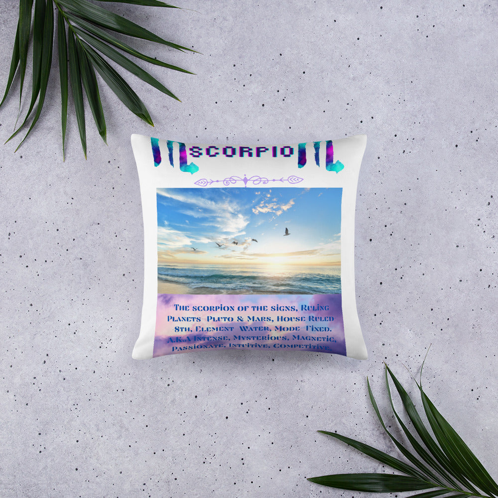 "Scorpio" Basic Pillow