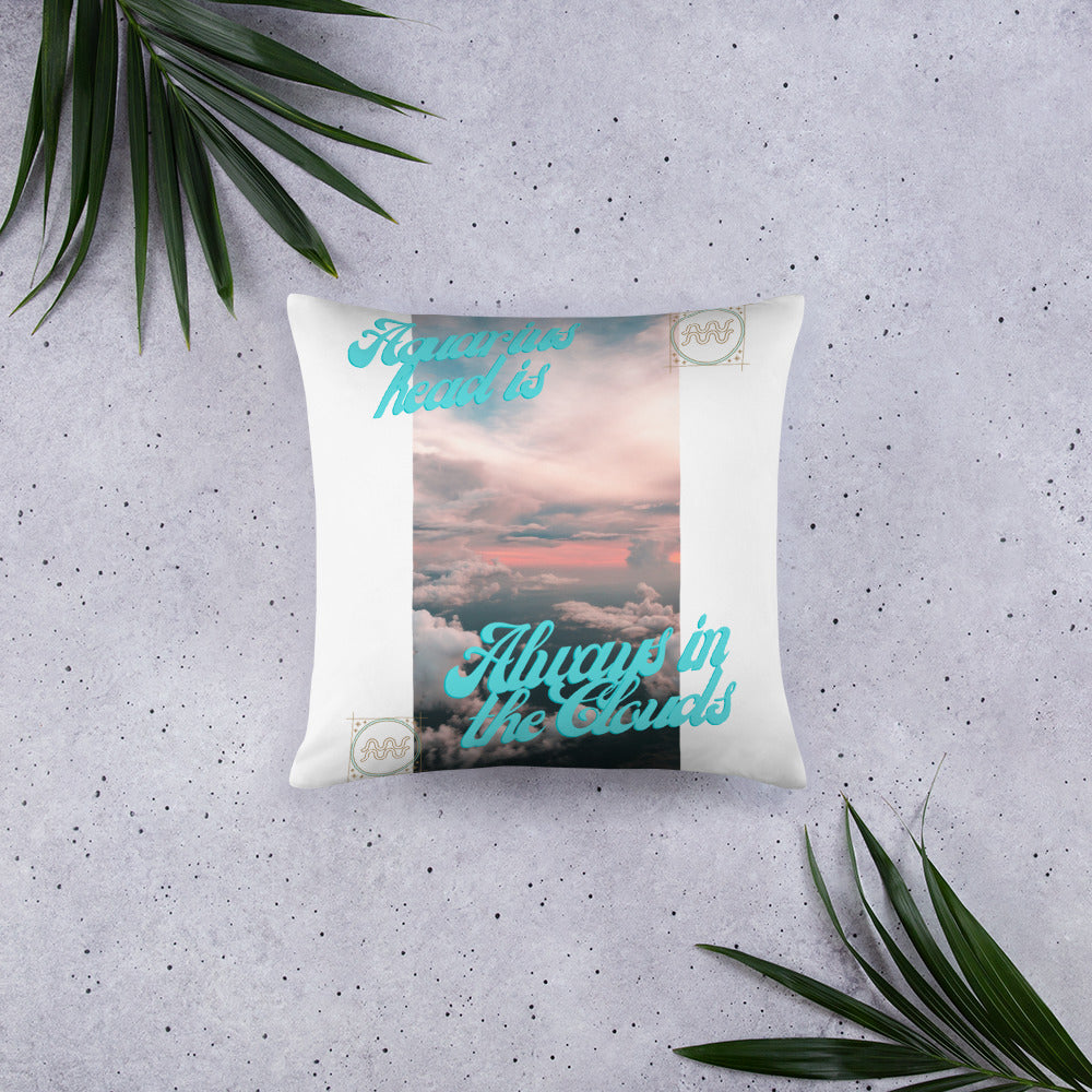 "Aquarius" Basic Pillow