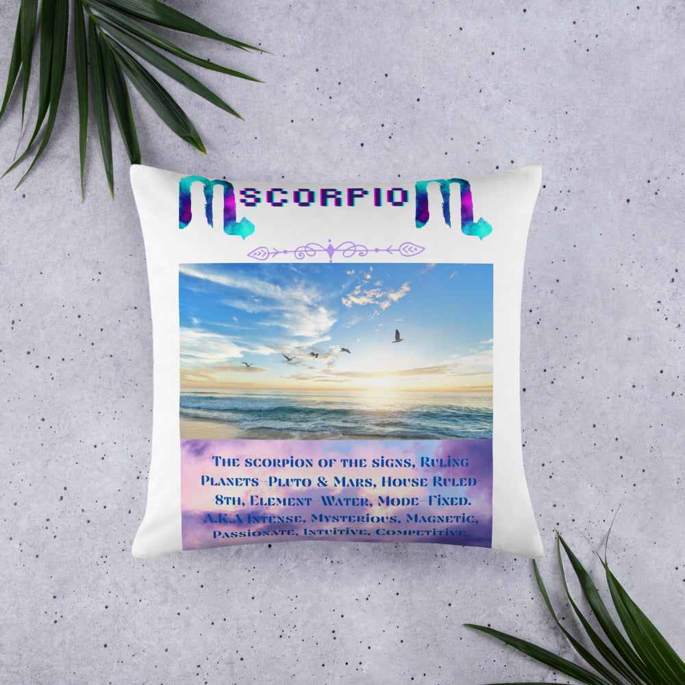 "Scorpio" Basic Pillow