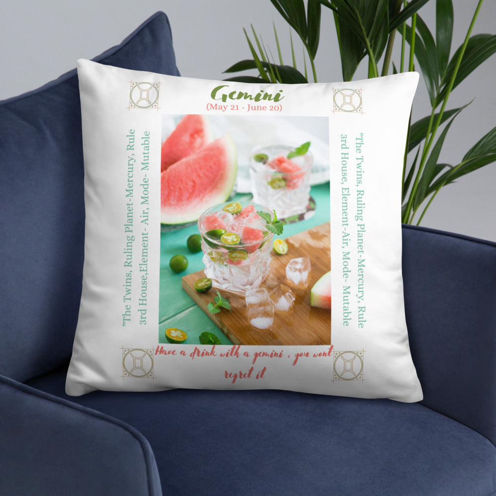 "Gemini" Basic Pillow