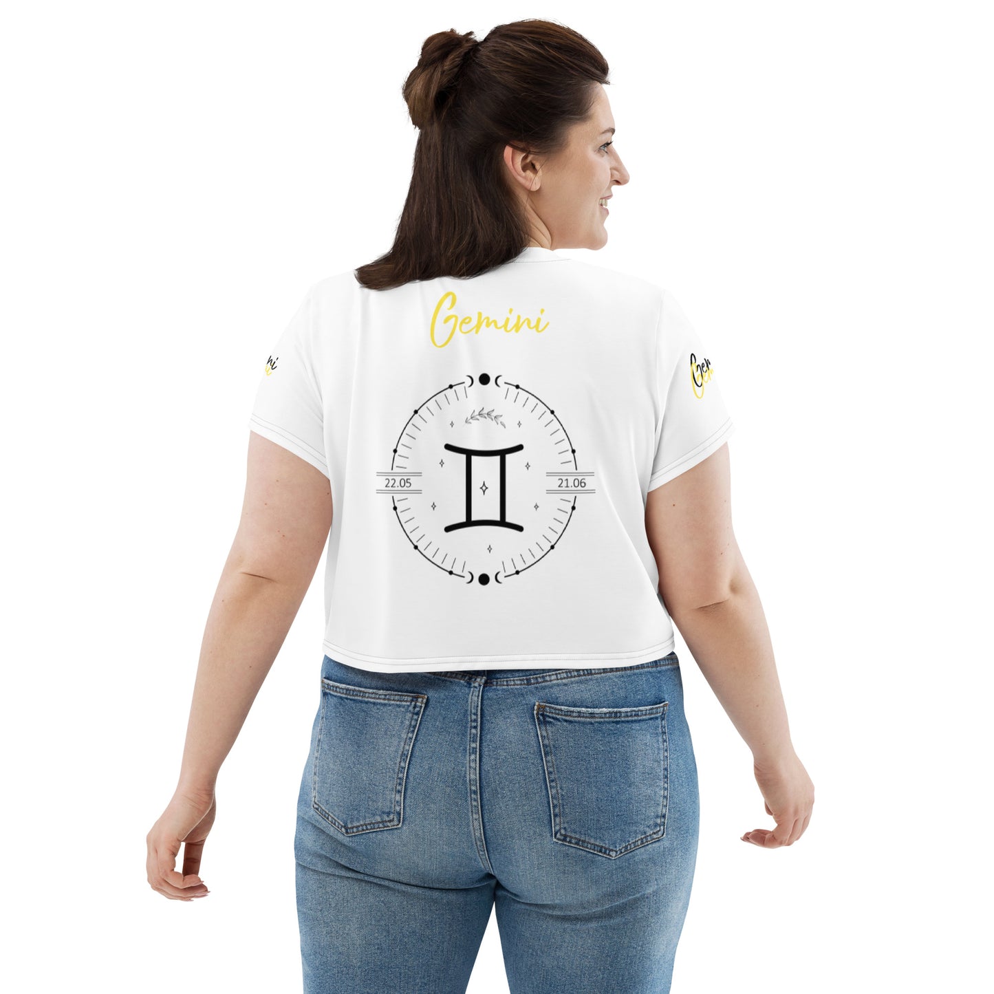 Gemini Power Color Crop Tee