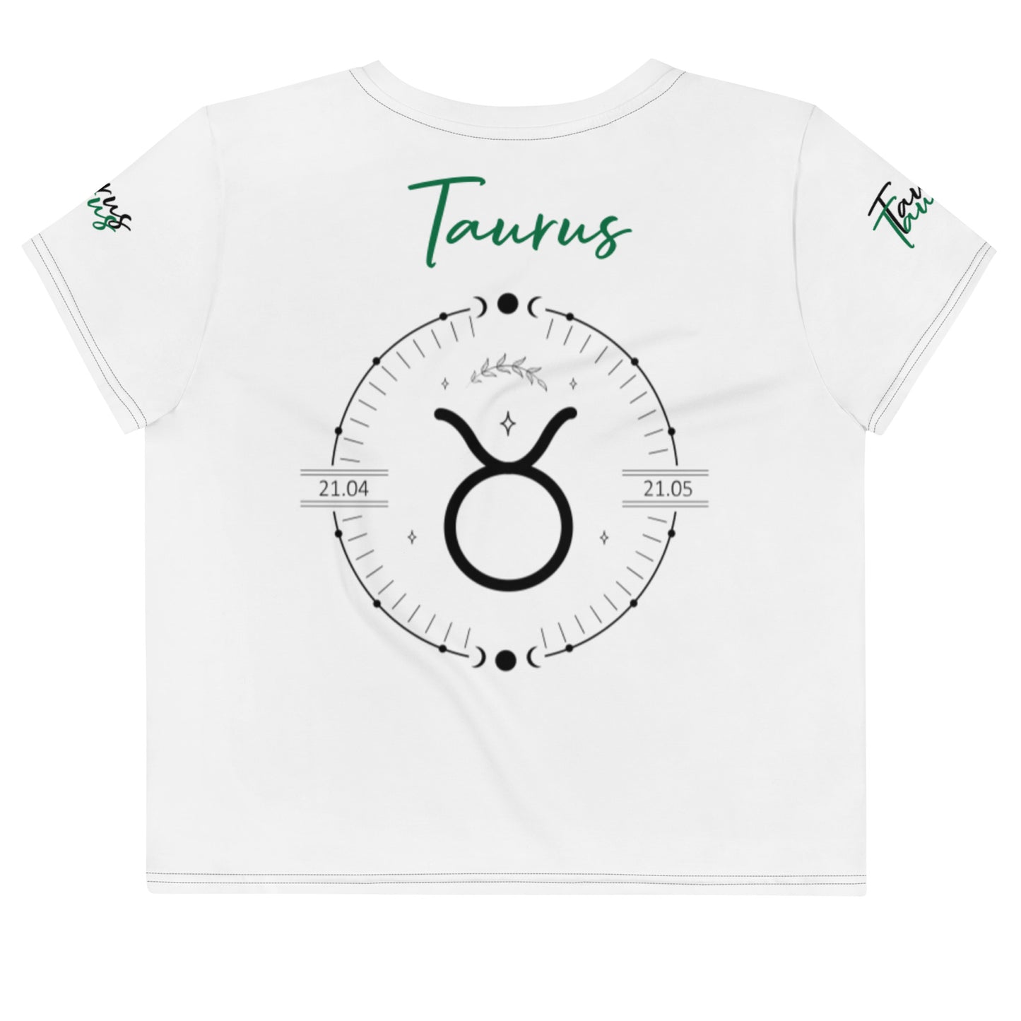 Taurus Power Color Crop Tee