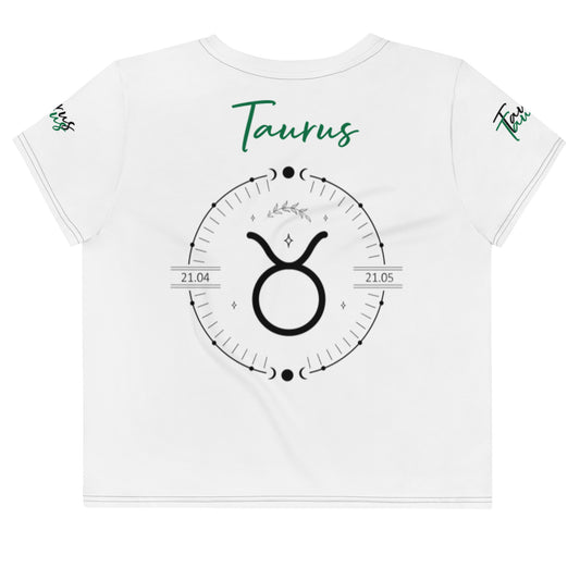 Taurus Power Color Crop Tee