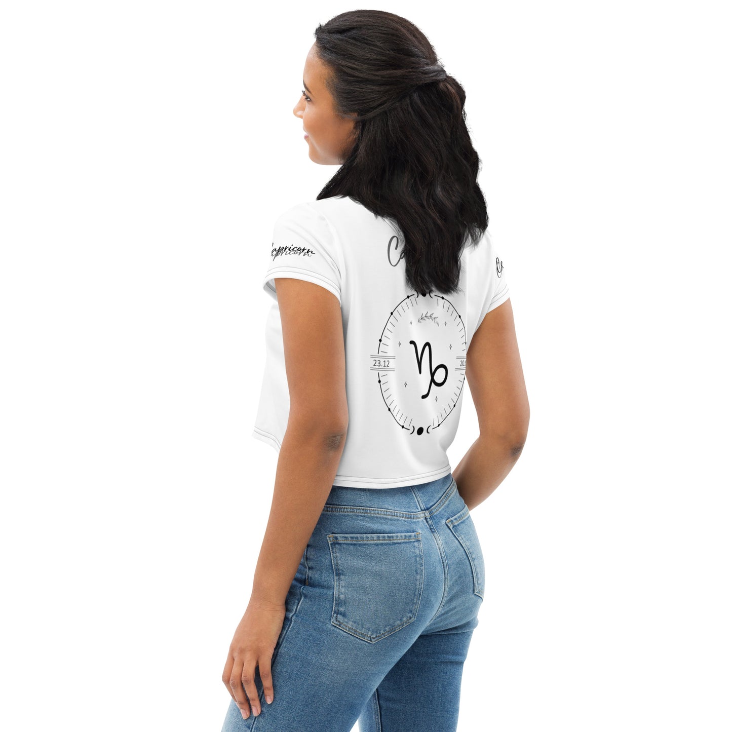 Capricorn Power Color Crop Tee