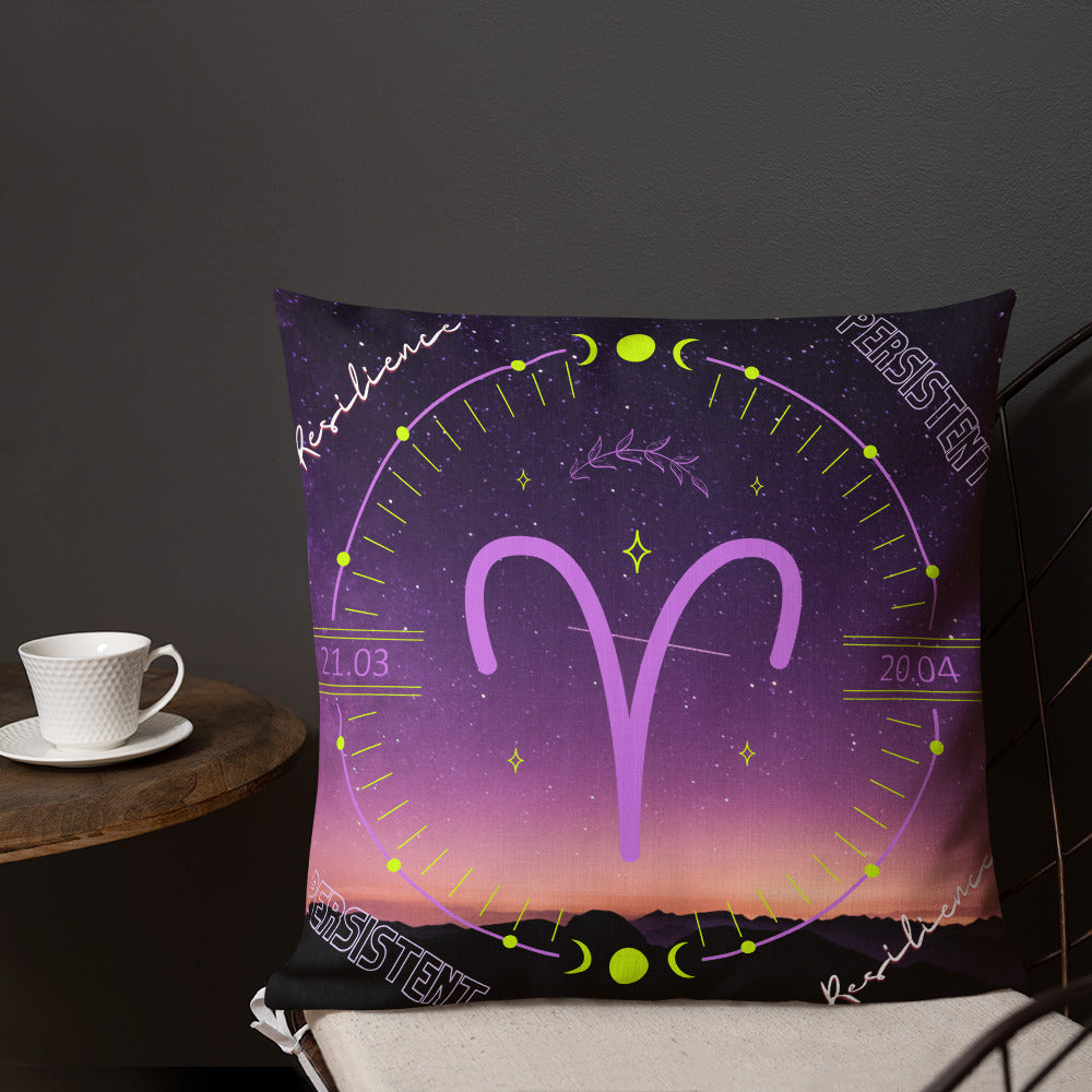 "Aries Motivation" Premium Pillow