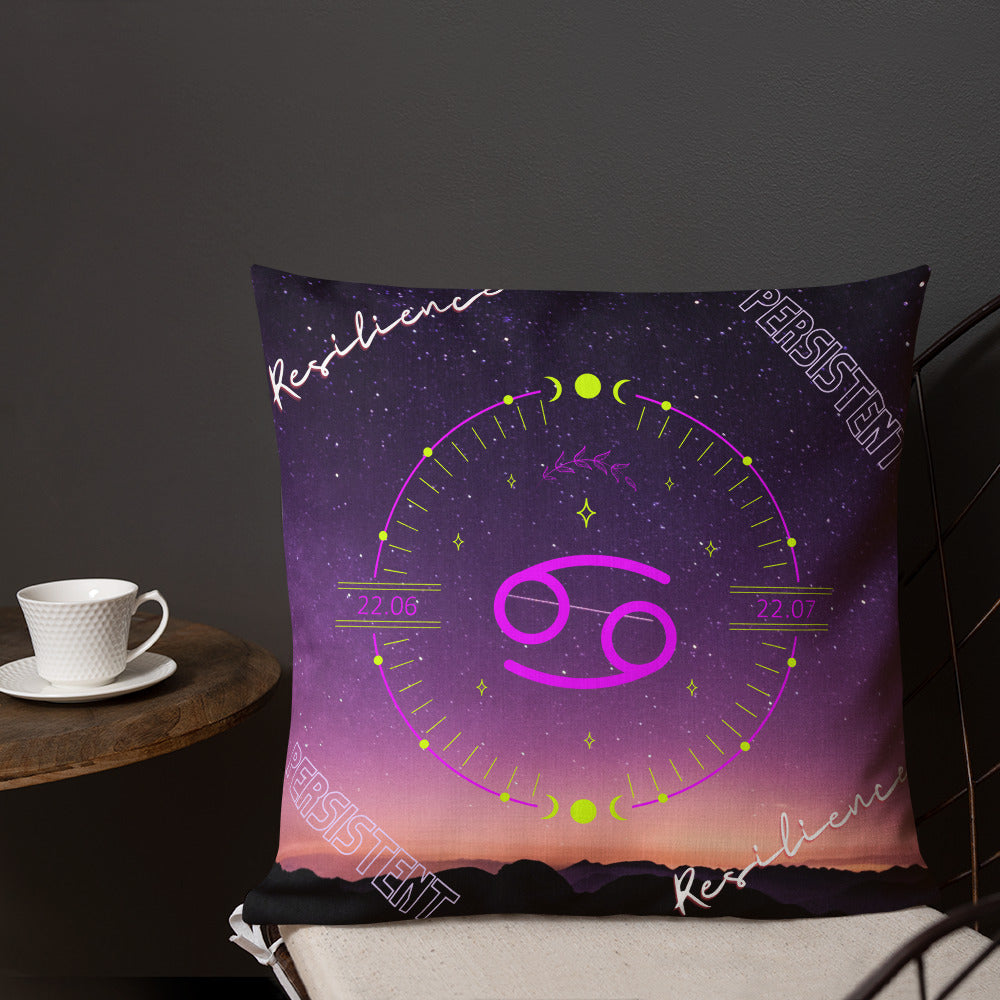 "Cancer Motivation" Premium Pillow