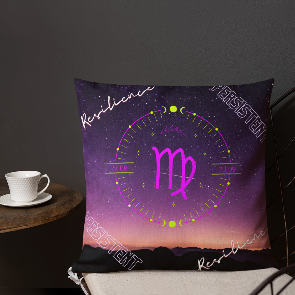 "Virgo Motivation" Premium Pillow