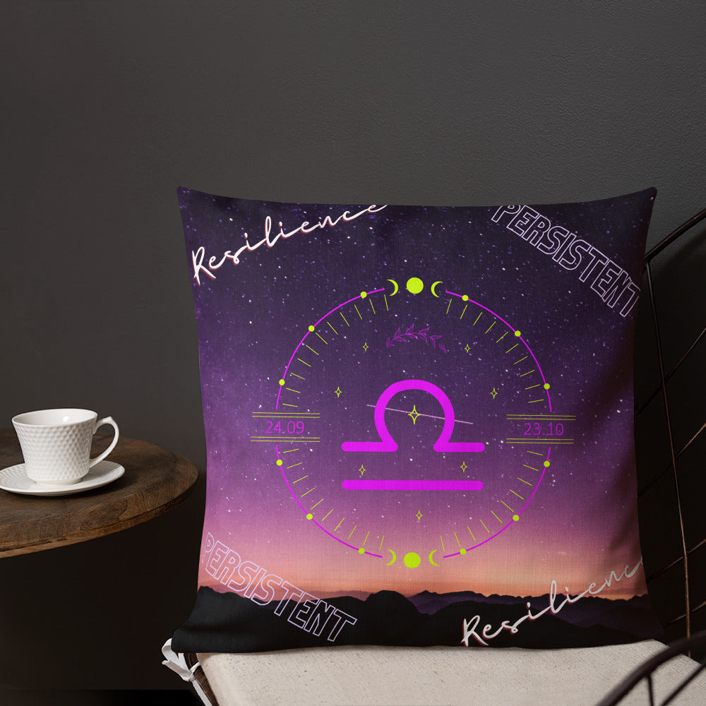 "Libra Motivation" Premium Pillow