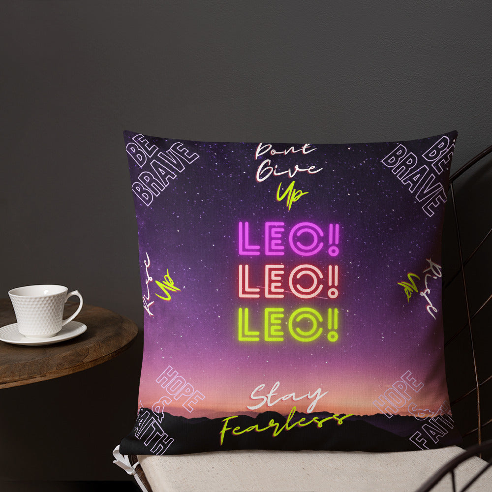 "Leo Motivation" Premium Pillow